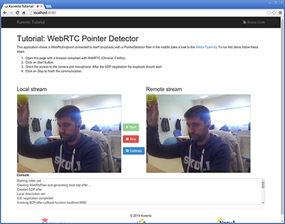 Pointer calibration stage